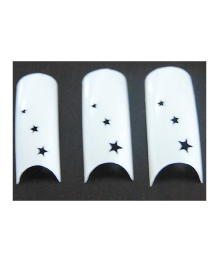 Bele umetne konice z zvezdicami